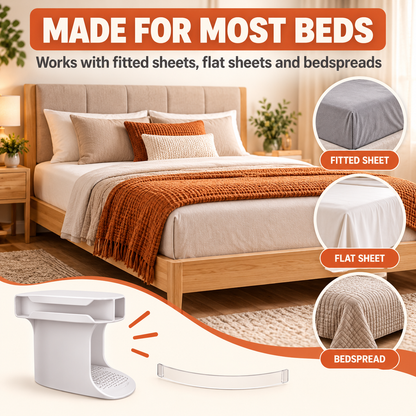 Invisible Bed Sheet Corner Lock Clips